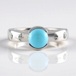 Anello in argento con Turchese Sleeping Beauty