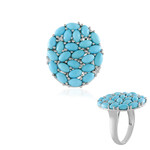 Sleeping Beauty-Türkis-Silberring (Faszination Türkis)