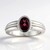 Bague en argent et Grenat Roshoit (Pallanova)