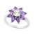 Zilveren ring met een zirkoon
