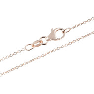 Silber-Ankerkette - 2,19 g - 60 cm - rosévergoldet