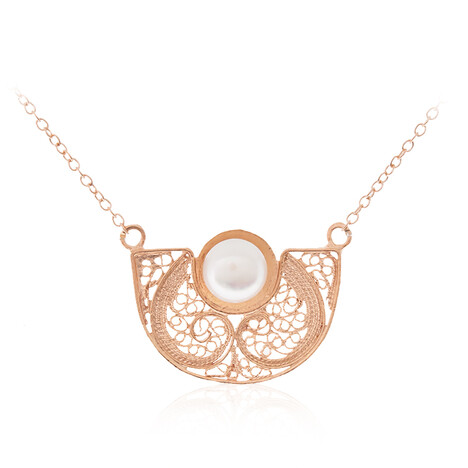 Collana in argento con Perla di Acqua Dolce (Joias do Paraíso)