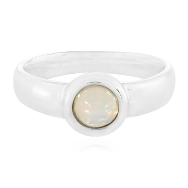 Anello in argento con Opale di Welo (MONOSONO COLLECTION)