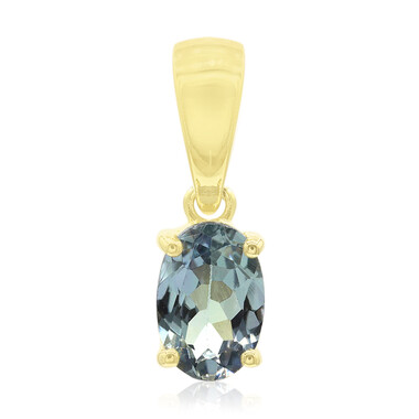 Ciondolo in oro con Tanzanite (non riscaldata)