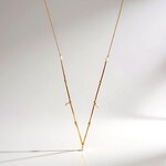 Collana in argento con Perla d'Acqua Dolce Bianca