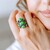 Anello in argento con Turchese Verde (Desert Chic)