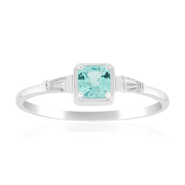 Brasilianischer Paraiba-Turmalin-Goldring (AMAYANI)
