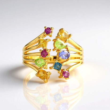 Anello in argento con Tanzanite