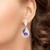 Orecchini in argento con Charoite