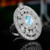 Sky Blue Topaz Silver Ring