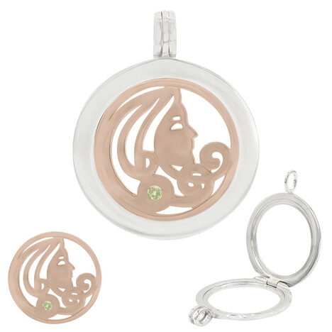 Peridot-Silberanhänger Jungfrau