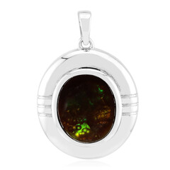 Colgante en plata con Ágata de fuego