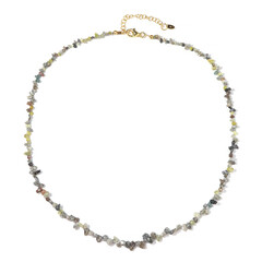 Fancy Diamond Silver Necklace
