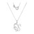 Collier en argent et Diamant I3 (I)