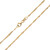 Gelbgold-Singapurkette - 45 cm - 2,38 g