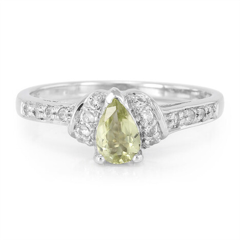 Kupfer-Turmalin-Silberring