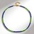 Collana in argento con Cianite del Nepal