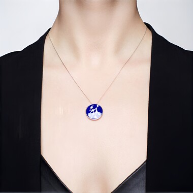 Colgante en plata con Zircón (MONOSONO COLLECTION)