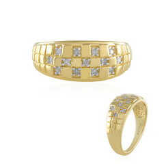 Anello in argento con Diamante I2 (I)