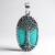 Ciondolo in argento con Turchese Kingman Mohave Blu