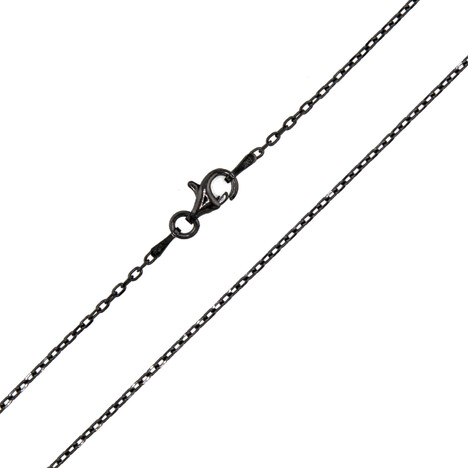 925er Silber-Ankerkette - 2,11 g - 45 cm - rutheniert