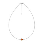 Baltischer Cognac-Bernstein-Halskette (MONOSONO COLLECTION)