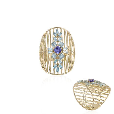 Bague en or et Tanzanite (Ornaments by de Melo)