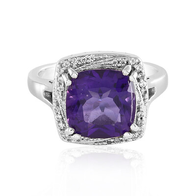 Anello in argento con Ametista del Marocco