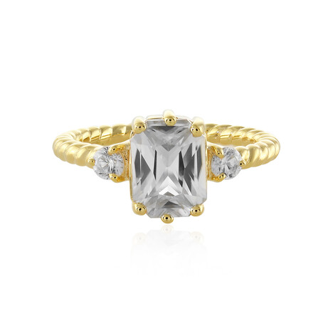 Zilveren ring met een zirkoon