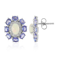 Orecchini in argento con Opale di Welo