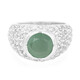 Bague en argent et Calcédoine verte