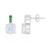 Blue Moon Quartz Silver Earrings