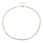 Collana in argento con Diamante Fancy