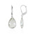 Pendientes en plata con Amatista verde