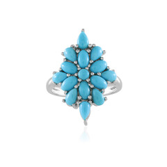 Sleeping Beauty-Türkis-Silberring (Faszination Türkis)