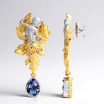 Orecchini in argento con Tanzanite (Gems en Vogue)