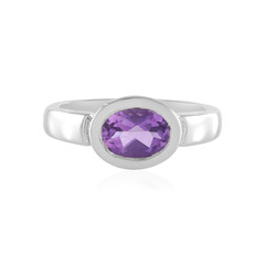 Anello in argento con Ametista Zambiana