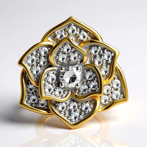 Ciondolo in oro con Diamante SI1 (G) (Annette)