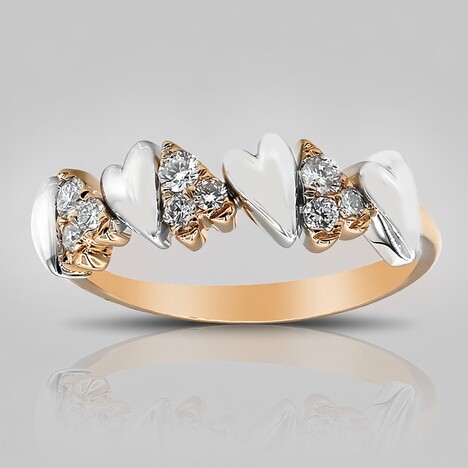 Anello in oro con Diamante SI2 (H) (CIRARI)