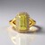 Anello in argento con Quarzo Limone