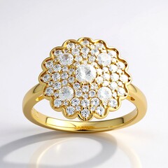 Zilveren ring met een zirkoon