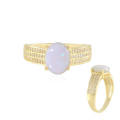 Anello in argento con Opale Australiano