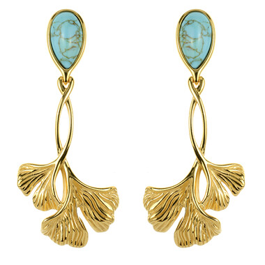 Orecchini in argento con Turchese (dagen)