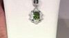 Colgante en plata con Diópsido de Rusia