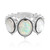 Anello in argento con Opale di Welo (Dallas Prince Designs)