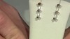 Pendientes en plata con Diamante champán I2
