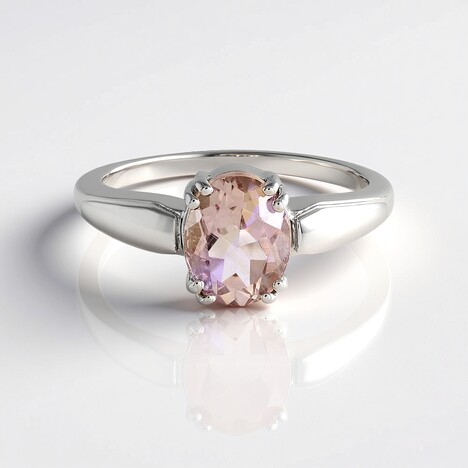 Anello in argento con Ametrina