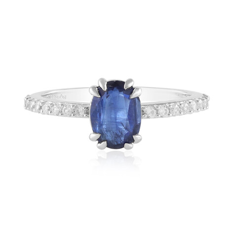 Zilveren ring met een Nepal Kyaniet