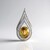 Ciondolo in oro con Zircone Giallo (de Melo)