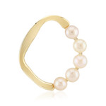 Colgante en plata con Perla durazno Freshwater (TPC)